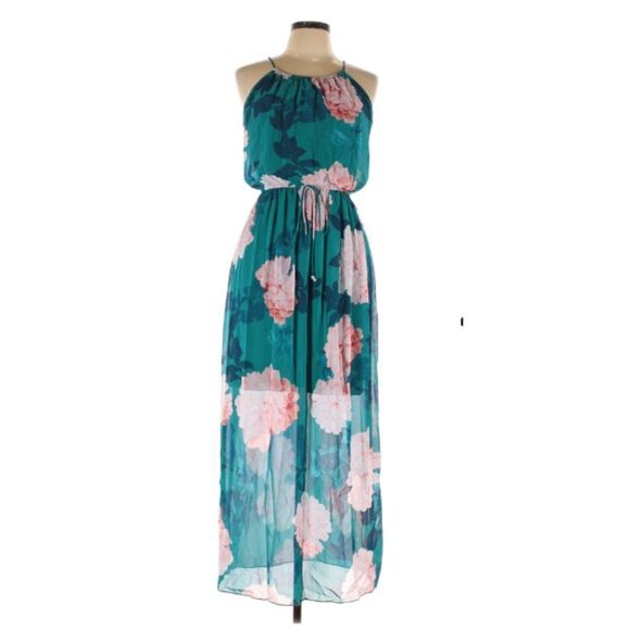 Sweet Storm, Multi-Color Floral Maxi Dress - Picture 1 of 3